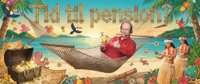 Tid til pension illustration